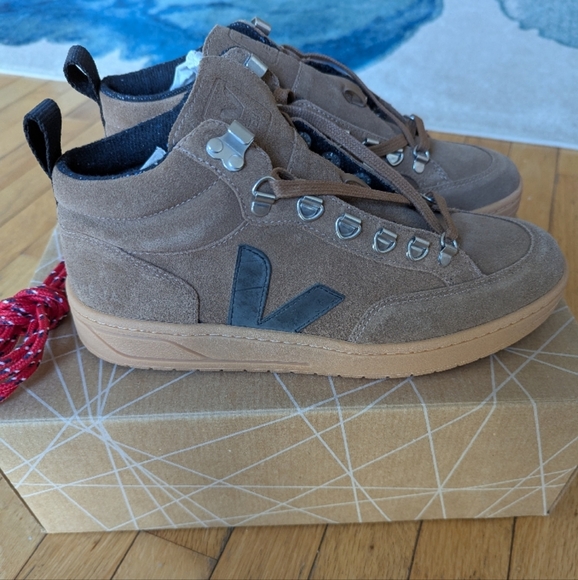 NWT Veja Roraima Suede Brown Black Natural Sole Size 40 (US M7/W9) - Picture 9 of 10
